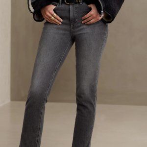 Banana Republic Skinny Jean Charcoal Dark Gray Wash size 27